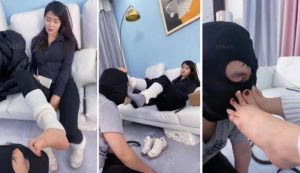 【麋鹿银儿】吊绑重度虐-踢裆虐乳坐头骑背腿绞网盘下载插图1