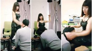 【梦琪】抽耳光揪耳朵sp高跟踩踏吊绑【完整版】网盘下载插图1