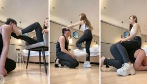 【魅儿】健身女神超暴力踢踹踩踏舔白袜裸足网盘下载-字母网社区