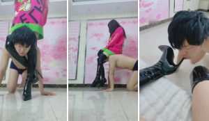 【兔粉粉女皇】舔鞋跟骑马钻裆当家具插图1