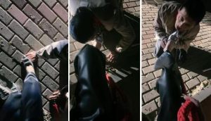 【乔琳娜】户外-白领S下班逮住跟踪狂虐 网盘下载插图1