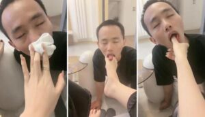 【暴荔姐姐】裸足喂食吮吸脚趾缝插图1