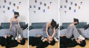 【诗琪】气味控制重度sp灌圣水骑狗脖插图1