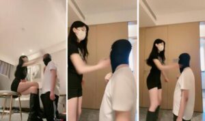 【樱子大人】连环抽耳光长靴踩虐插图1