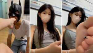 樱子大人酒店长靴黑丝踩踏骑马转胯虐乳臭脚捂脸插图1