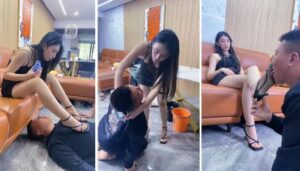 麋鹿银儿调双奴-暴虐出轨男友裸足全体重踩头-续集-字母网社区