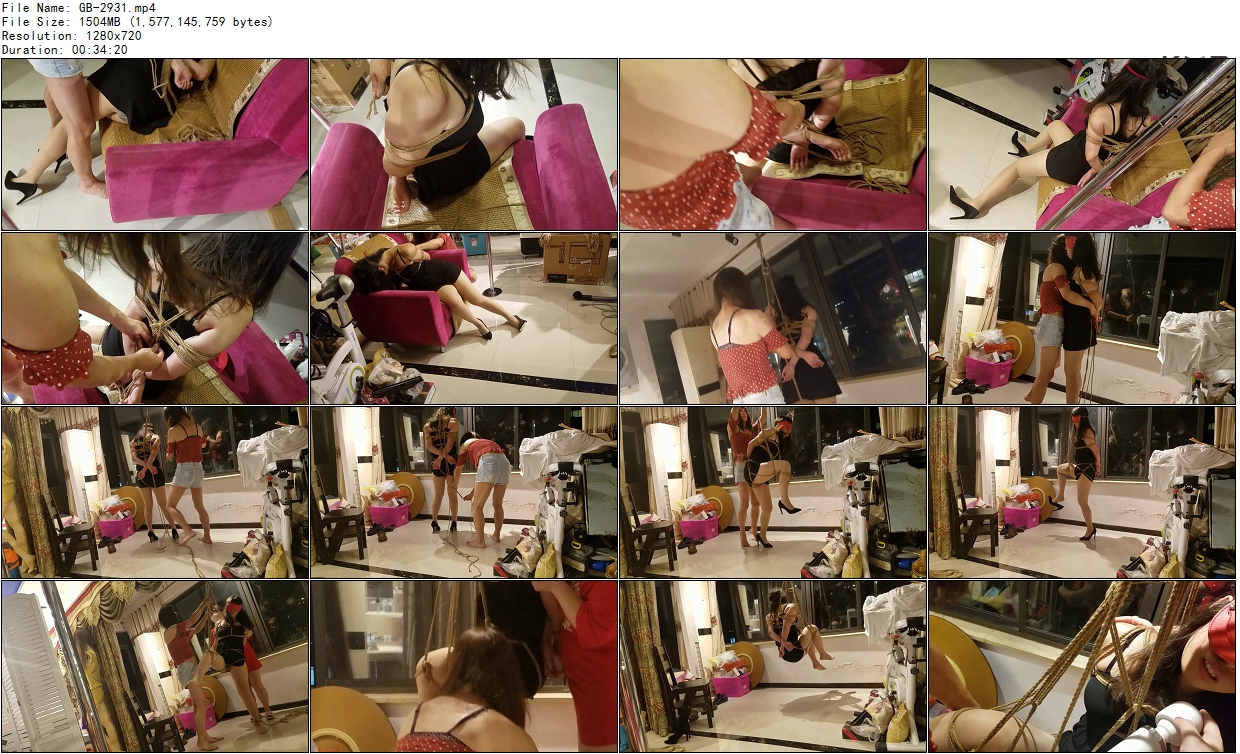 女女：女王捆绑调教女奴虐阴虐乳吊绑调教（盘-字母网社区