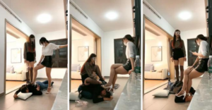 晨颜女王双S-高跟长靴+麦昆全体重踩踏脚奴 双视角版插图1
