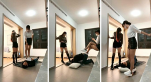 晨颜女王双S-高跟长靴+麦昆全体重踩踏脚奴 双视角版-字母网社区