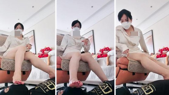 龙女王 白领S下班办公室虐老板-臭脚狂舔裸足踩踏-字母网社区