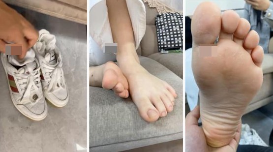精神小妹 双S-清理脏鞋超臭原味白袜耳光羞辱贱奴-字母网社区